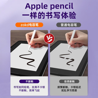 ZOKD ipad电容笔air4/5手写笔pro苹果磁吸充平板apple pencil一代二代触控笔 至尊顶配防误触不断触