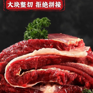 食界君新鲜原切速冻牛腩肉 不调理 不拼接 牛肉牛腩 牛腩肉 原切牛腩肉 2kg 4斤