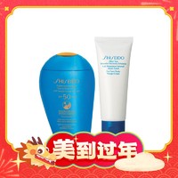 爆卖年货：SHISEIDO 资生堂 蓝胖子防晒霜 150ml+晒后修复乳75ml套装