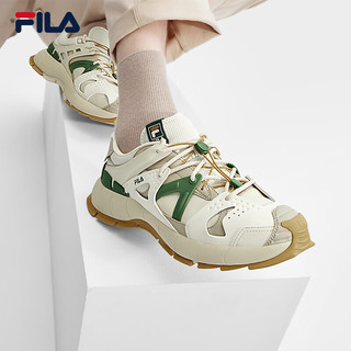 FILA 斐乐男鞋INSETTO摩登运动鞋2023冬大绑鞋 白芦笋/初雪白-WP 41