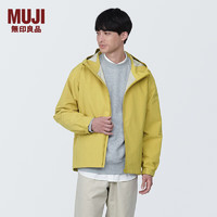 无印良品 MUJI 男式 不易沾水 风帽夹克 男士外套春季 AD0TTA4S 黄色 XL (180/104A)