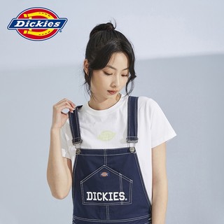 dickiesT恤 女纯棉元气少女简约款上衣 DK010332 白色 XL