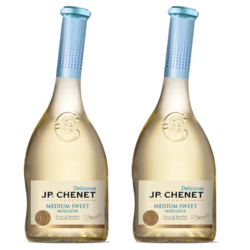 J.P.CHENET 香奈 半甜白葡萄酒甜蜜系列 法国原装进口 歪脖子酒 750ML11.5度