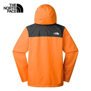 北面（The North Face）单层冲锋衣男女新户外连帽防风隔水透气可搭配内胆夹克7WCU/88FR 7WCU-KO6橙色 L /175