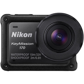 尼康（Nikon） KeyMission 170 防抖运动相机 摩托车4K高清头戴摄 尼康170 简包（九成新） 标配