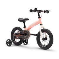 QPlay 德国儿童自行车平衡车二合一男女孩2-6岁脚踏车14寸miniby 陶釉粉