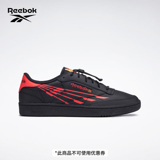 Reebok锐步男鞋CLUB C 85经典时尚撞色复古板鞋 100034257 42.5码