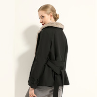 派克服女冬水貂毛可拆卸内胆2022小个子整貂皮皮草外套尼克服