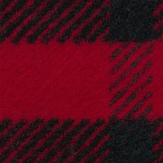 MUJI 無印良品 羊毛披巾 围巾 围脖冬季 保暖披肩 红色围巾 龙年本命年 红色格纹120×200cm(2件)