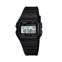 CASIO 卡西欧 小蓝边经典小黑方电子手表F-91W