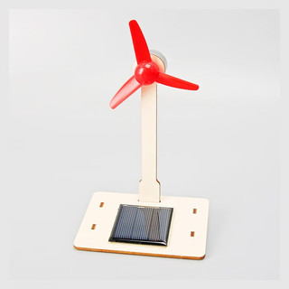 心有灵犀太阳能风车科技小制作儿童科学实验教玩具幼小手工diy材料包  自制太阳能风车