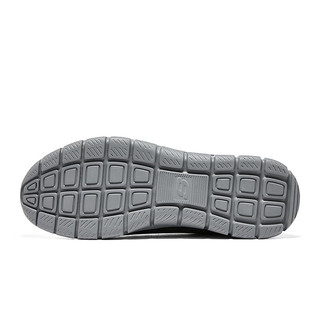 斯凯奇（Skechers）男渐变潮流透气轻质回弹跑步运动鞋232399 海军蓝色/黑色/NVBK 39.5