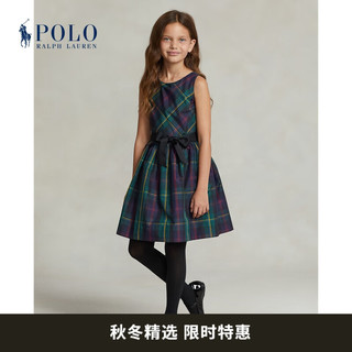 Polo Ralph Lauren 拉夫劳伦 女童 格纹修身宽下摆连衣裙RL40890 300-多色 12