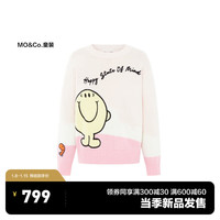 little MO&Co.奇先生妙小姐IP little moco童装24春装男女童羊毛混纺毛衣 淡粉色 110/52