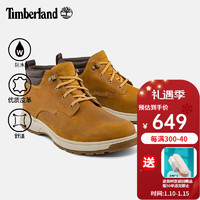 添柏岚（Timberland）休闲鞋男鞋冬季户外登山鞋踢不烂马丁靴防水皮革工装徒步鞋A5SAM A5SAMM231/小麦色 39.5