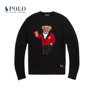 Polo Ralph Lauren 拉夫劳伦 男装 24春农历新年Polo Bear针织毛衫RL17703 001-Polo黑 XL