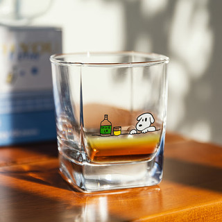 摩登主妇威士忌酒杯家用玻璃杯啤酒杯洋酒杯创意水杯饮料果汁杯子 威士忌杯250ml(MOG Drunking)