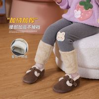 嘟嘟家 宝宝裤子冬季加绒女童打底裤保暖冬装女宝冬款衣服儿童童装