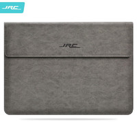 极川（JRC）笔记本内胆包电脑包15.6英寸保护套男女士商务公文包 适用华为Mate苹果MacBook联想小新Pro 灰色