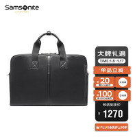 Samsonite 新秀丽 行李袋商务时尚大容量男士多功能旅行包手提包 NP7 黑色