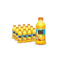 美汁源 果粒橙橙汁300ml*12瓶果肉果粒饮料小瓶装可口可乐整箱特价