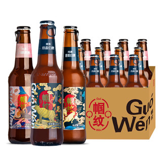 Guo Wen 帼纹 三口味混合装（白桃/橙香/白啤）300ml*12瓶 整箱装