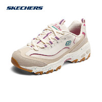 斯凯奇熊猫鞋Skechers女鞋缓震舒适学院风休闲运动鞋149589 自然色/多彩色/NMLT 37