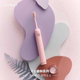 HUSUM 花上 F1-11 电动牙刷 幻境粉