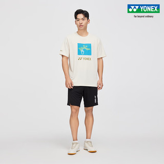 YONEX 尤尼克斯 YOBC3118CR 24SS 男女同款羽毛球服运动T恤yy 白色 XO