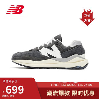 new balance 运动鞋男鞋女鞋潮流百搭舒适休闲鞋5740系列M5740VL1 37.5