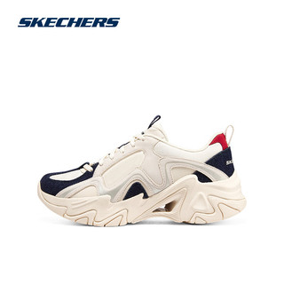 斯凯奇（Skechers）牛仔机甲鞋三代运动鞋896212/894209 女款-白色/海军蓝/红色/WNVR 37