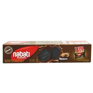 88VIP：nabati 纳宝帝 丽芝士巧克力夹心饼干120g印尼进口休闲零食
