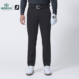 Footjoy高尔夫服装男士FJ抑菌高弹防紫外线休闲运动高性能golf长裤 81154麻灰 L
