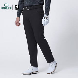 Footjoy高尔夫服装男士FJ抑菌高弹防紫外线休闲运动高性能golf长裤 81154麻灰 L