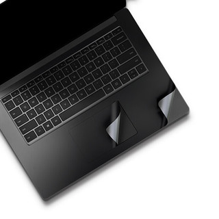 嘉速 适用微软surface laptop5 15英寸外壳膜 微软笔记本电脑机身贴膜 全套外壳保护贴纸 黑色易贴抗磨损