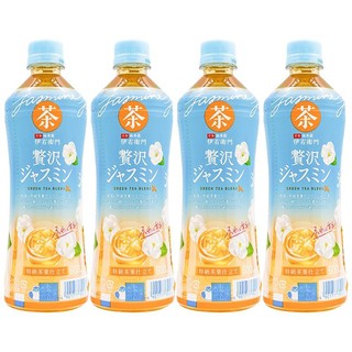 SUNTORY 三得利 日本进口三得利茉莉花茶600ml 4瓶