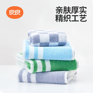 L-LIANG 良良 liangliang）宝宝洗脸毛巾新生婴儿儿童毛巾微风方巾灰（32*32cm） 棉款