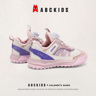 ABCKIDS 加绒儿童鞋子女童保暖时尚男童中大童运动鞋冬