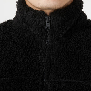 Timberland 立领夹克男子2024春季新款户外仿羊羔绒外套保暖休闲抓绒衣