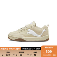 彪马（PUMA） 男女同款复古休闲鞋 PARK LIFESTYLE SD 395022 米白色-白-02 43