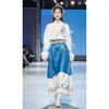 TPUZ新中式国风毛衣女白色针织连衣古着vintage早秋装搭配一整套 套装 S