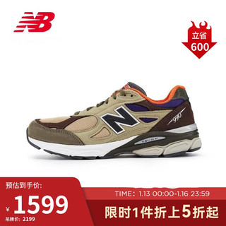 new balance 23年男鞋女鞋990V3系列美产百搭运动休闲鞋M990BT3 45