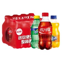 可口可乐 碳酸饮料300mlX12瓶零度可乐气泡无糖小瓶装汽水