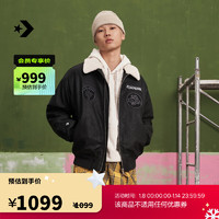 匡威（Converse）【龙年】CONVERSE匡威 男可拆卸毛领飞行员夹克10026806 10026806-A02 XXXL