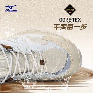 美津浓（MIZUNO）男女运动跑步鞋 越野休闲鞋【WAVE MUJIN TL GTX】 37码 04/沙色/白色/米色