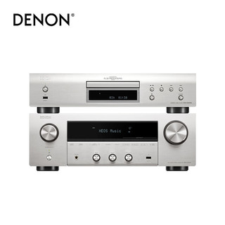 天龙（DENON）DRA900H+DCD900 2.2声道HIFI立体声影院集成功放机 Hi-Res无损音乐CD机套装  银色 DRA900H+DCD900 组合套装