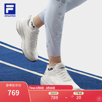 斐乐（FILA）女鞋ENERGY 2路跑鞋2024春季跃动2跑步鞋运动鞋 雪白-SW 36.5