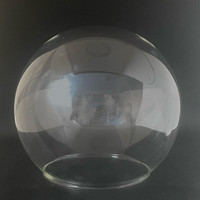 琉滋艺术品的玻璃罩圆头玻璃罩玻璃罩圆形防尘罩圆型桌面摆件展示罩透 8厘米球形罩无底座