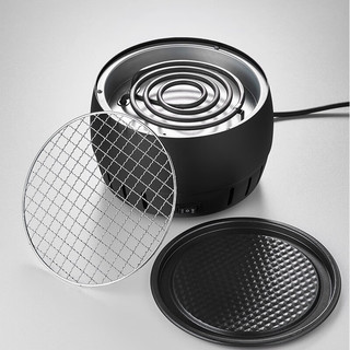 美斯尼围炉煮茶器具茶具套装提梁壶蒸煮茶壶烧水泡茶电陶炉加热套装 围炉+烤盘+烤网
