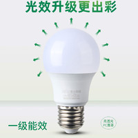 雷士照明 雷士（NVC）LED灯泡球泡家用商用大功率高亮节能正白光6500K8W
